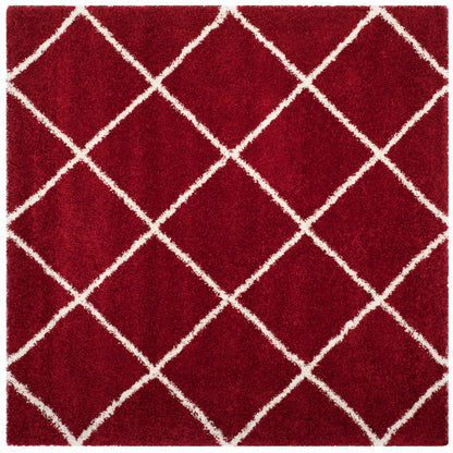 Tapis SAFAVIEH Hudson Shag Raili Diamond Treillis de 2 pouces d'épaisseur