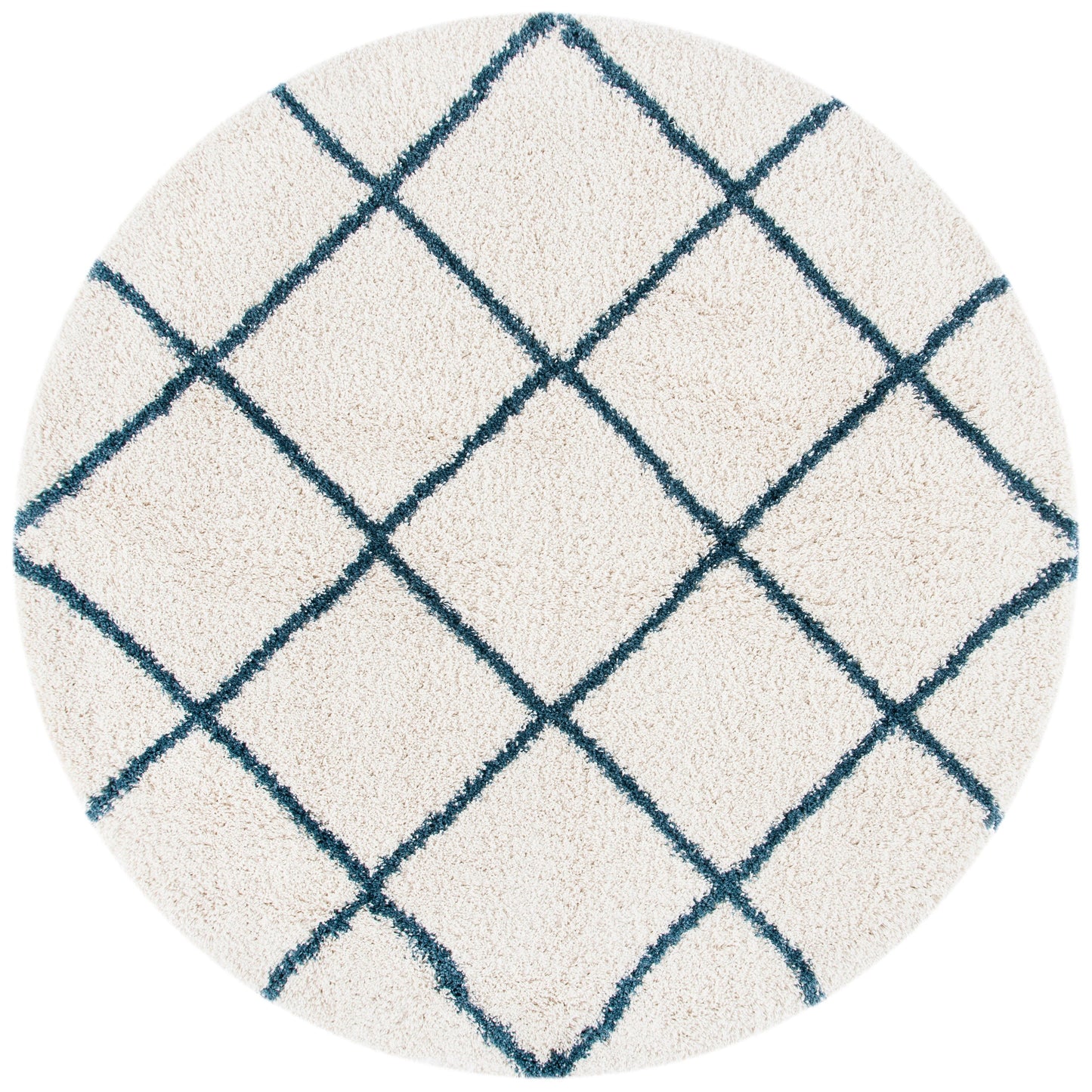 Tapis SAFAVIEH Hudson Shag Raili Diamond Treillis de 2 pouces d'épaisseur