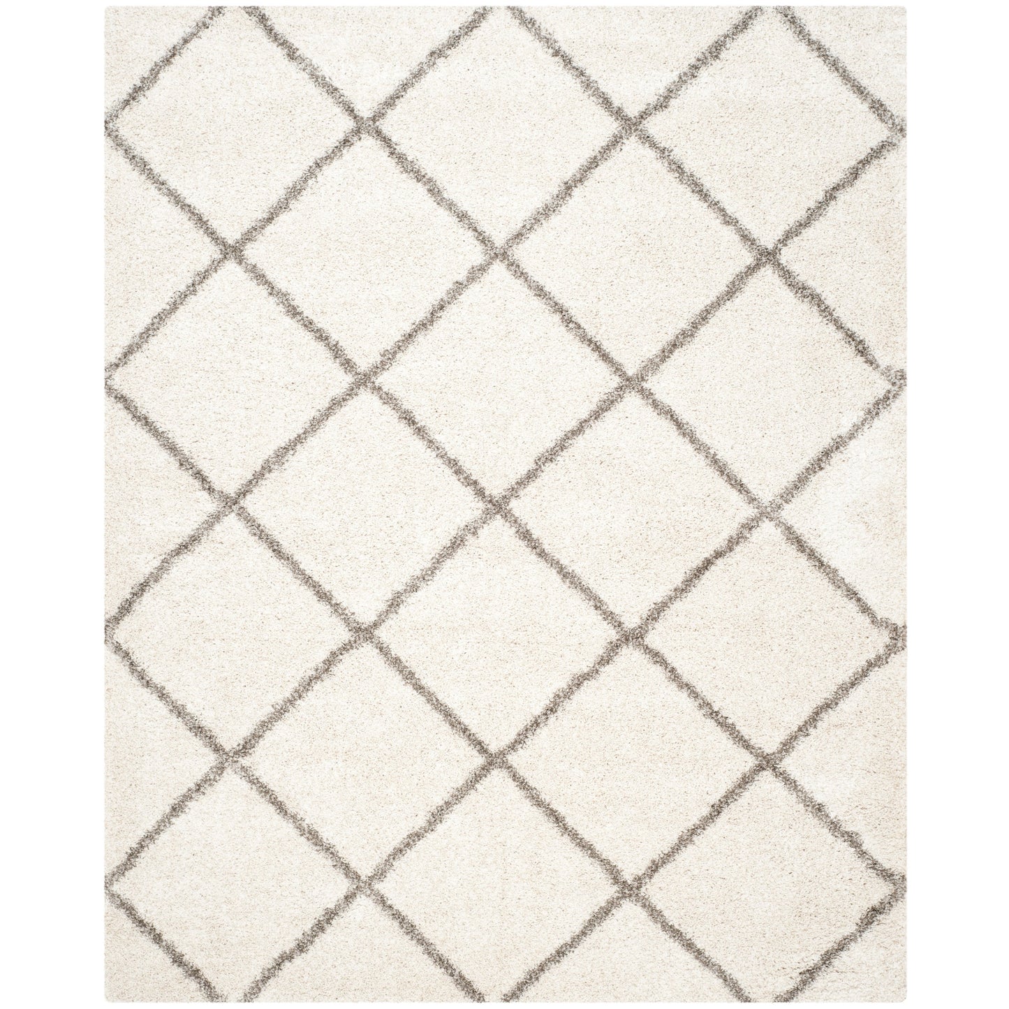 Tapis SAFAVIEH Hudson Shag Raili Diamond Treillis de 2 pouces d'épaisseur