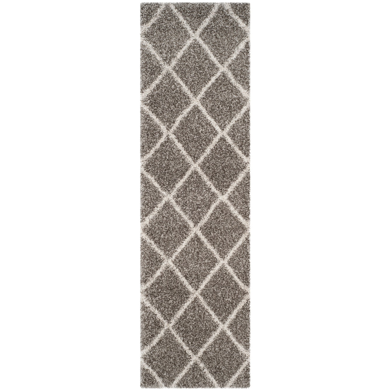 Tapis SAFAVIEH Hudson Shag Raili Diamond Treillis de 2 pouces d'épaisseur