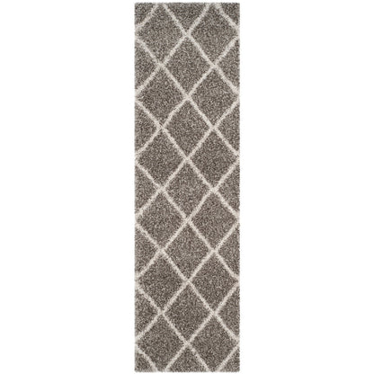 Tapis SAFAVIEH Hudson Shag Raili Diamond Treillis de 2 pouces d'épaisseur