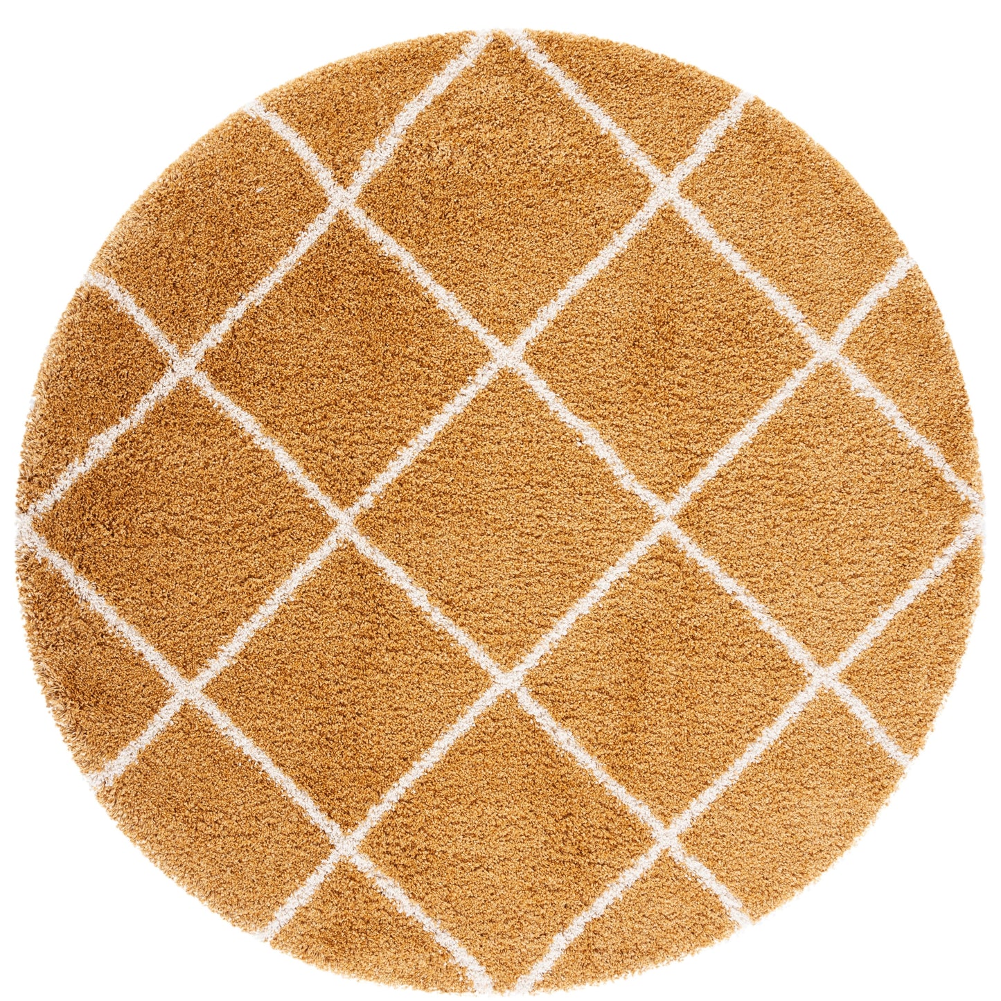 Tapis SAFAVIEH Hudson Shag Raili Diamond Treillis de 2 pouces d'épaisseur