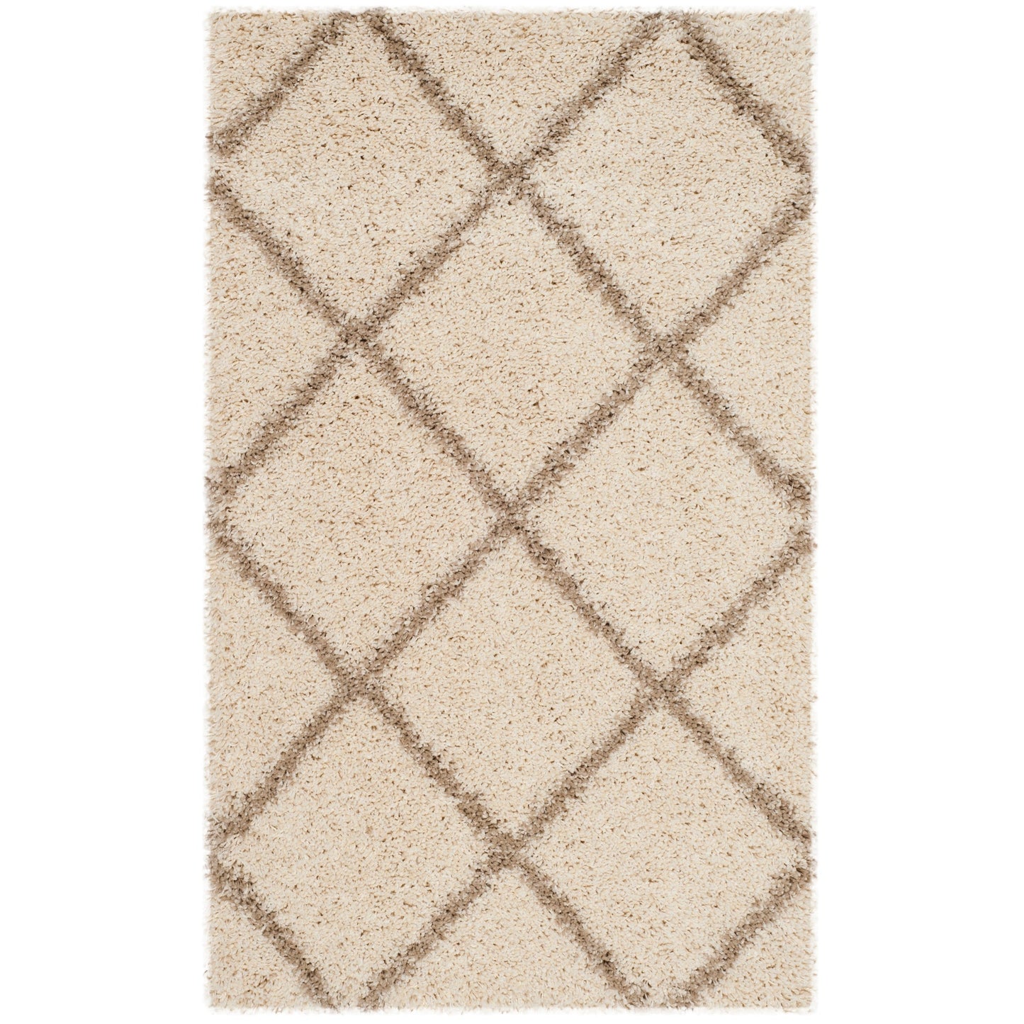 Tapis SAFAVIEH Hudson Shag Raili Diamond Treillis de 2 pouces d'épaisseur
