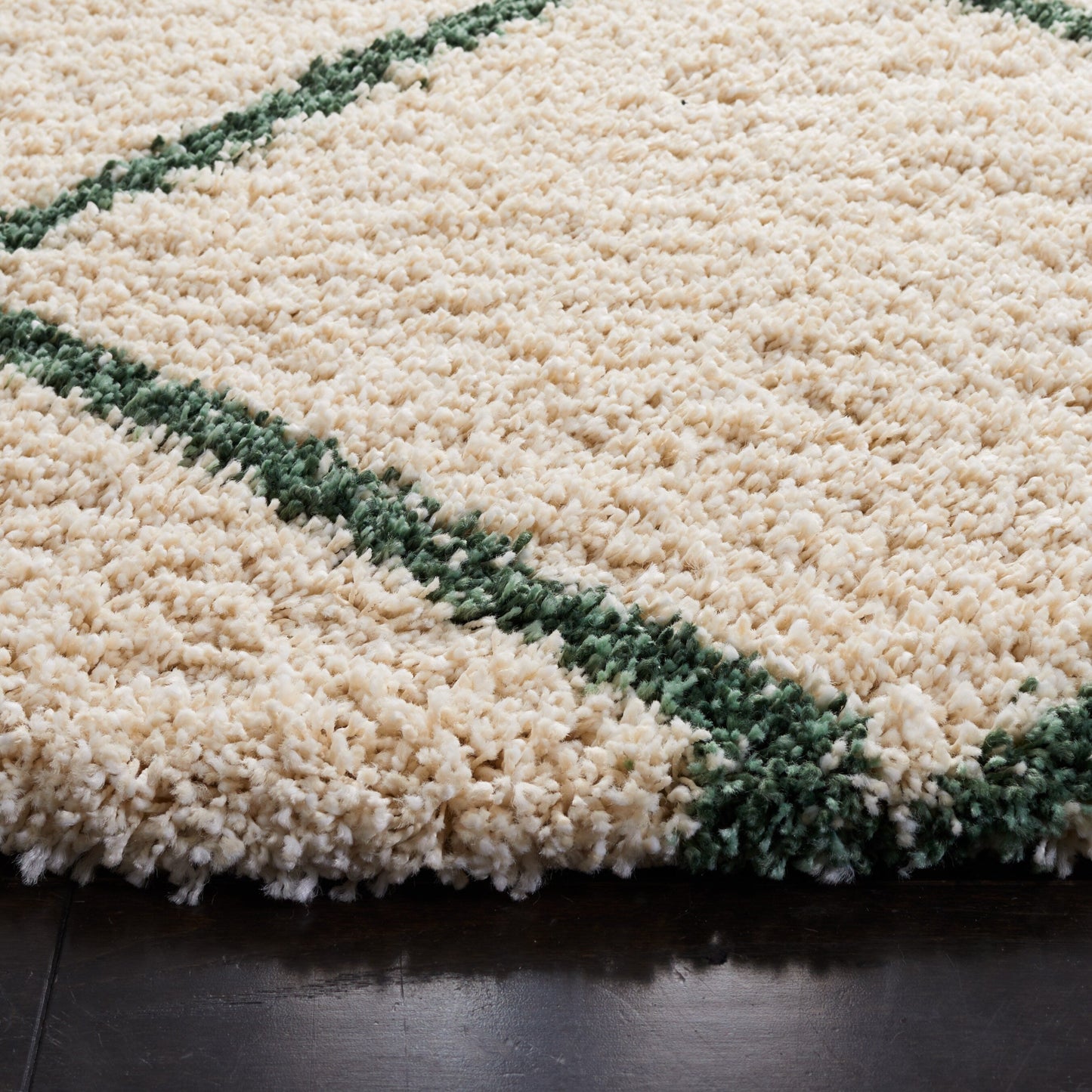 Tapis SAFAVIEH Hudson Shag Raili Diamond Treillis de 2 pouces d'épaisseur