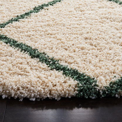 Tapis SAFAVIEH Hudson Shag Raili Diamond Treillis de 2 pouces d'épaisseur