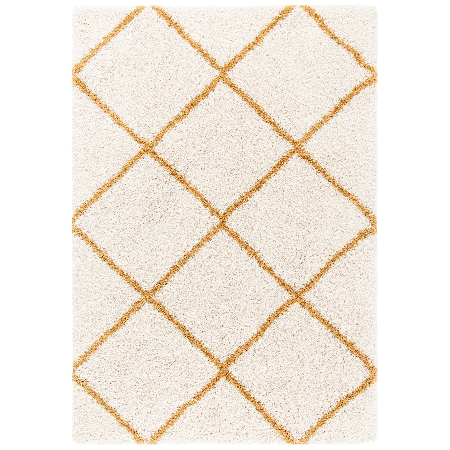 Tapis SAFAVIEH Hudson Shag Raili Diamond Treillis de 2 pouces d'épaisseur