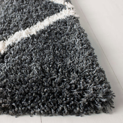 Tapis SAFAVIEH Hudson Shag Raili Diamond Treillis de 2 pouces d'épaisseur