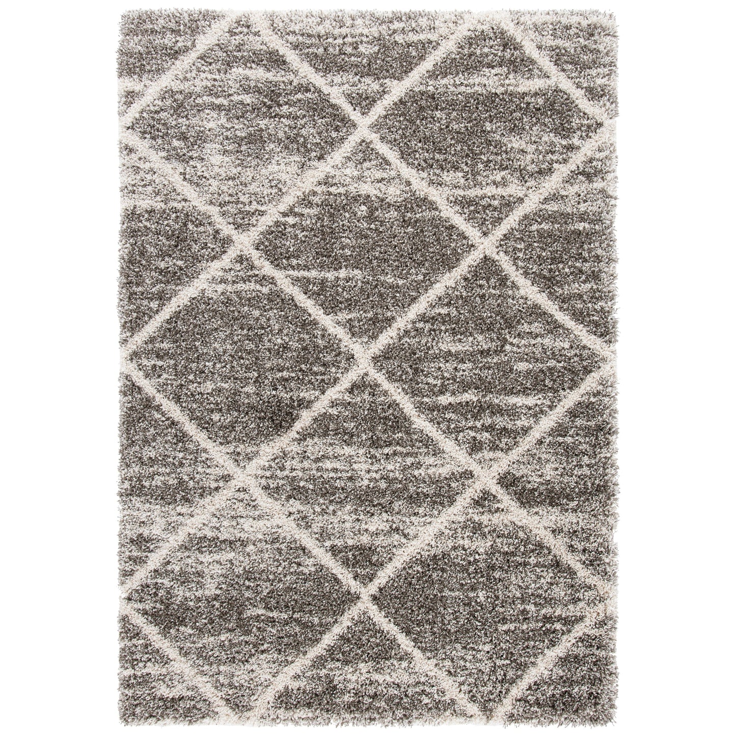 Tapis SAFAVIEH Hudson Shag Raili Diamond Treillis de 2 pouces d'épaisseur