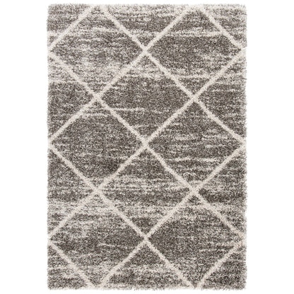Tapis SAFAVIEH Hudson Shag Raili Diamond Treillis de 2 pouces d'épaisseur