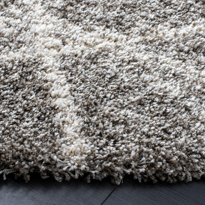 Tapis SAFAVIEH Hudson Shag Raili Diamond Treillis de 2 pouces d'épaisseur