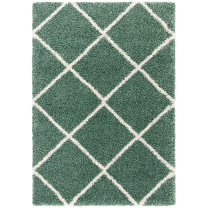 Tapis SAFAVIEH Hudson Shag Raili Diamond Treillis de 2 pouces d'épaisseur