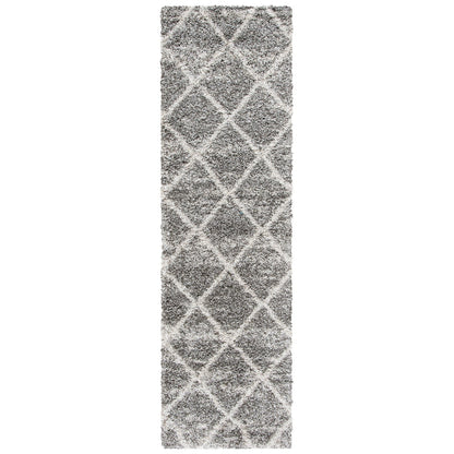 Tapis SAFAVIEH Hudson Shag Raili Diamond Treillis de 2 pouces d'épaisseur
