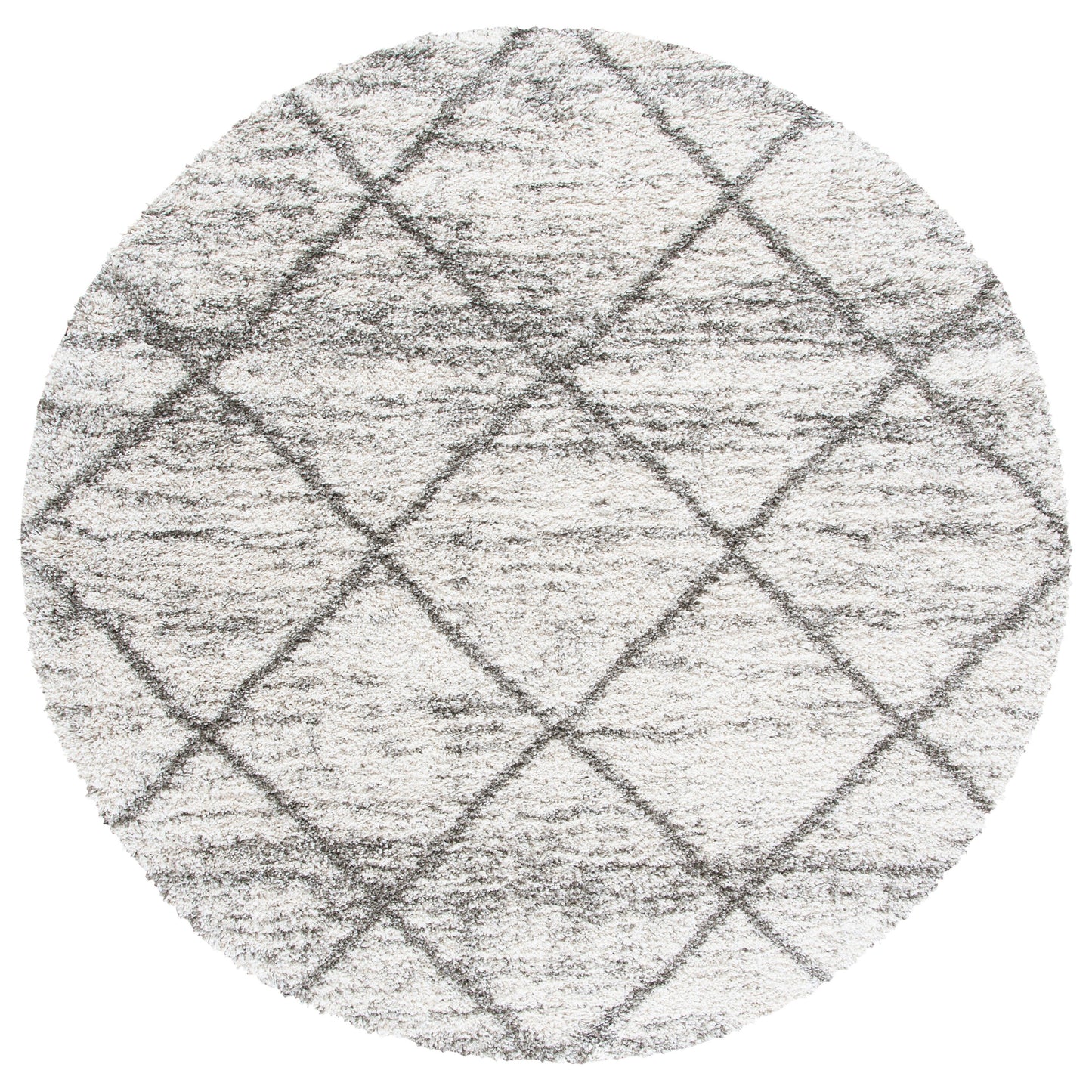 Tapis SAFAVIEH Hudson Shag Raili Diamond Treillis de 2 pouces d'épaisseur