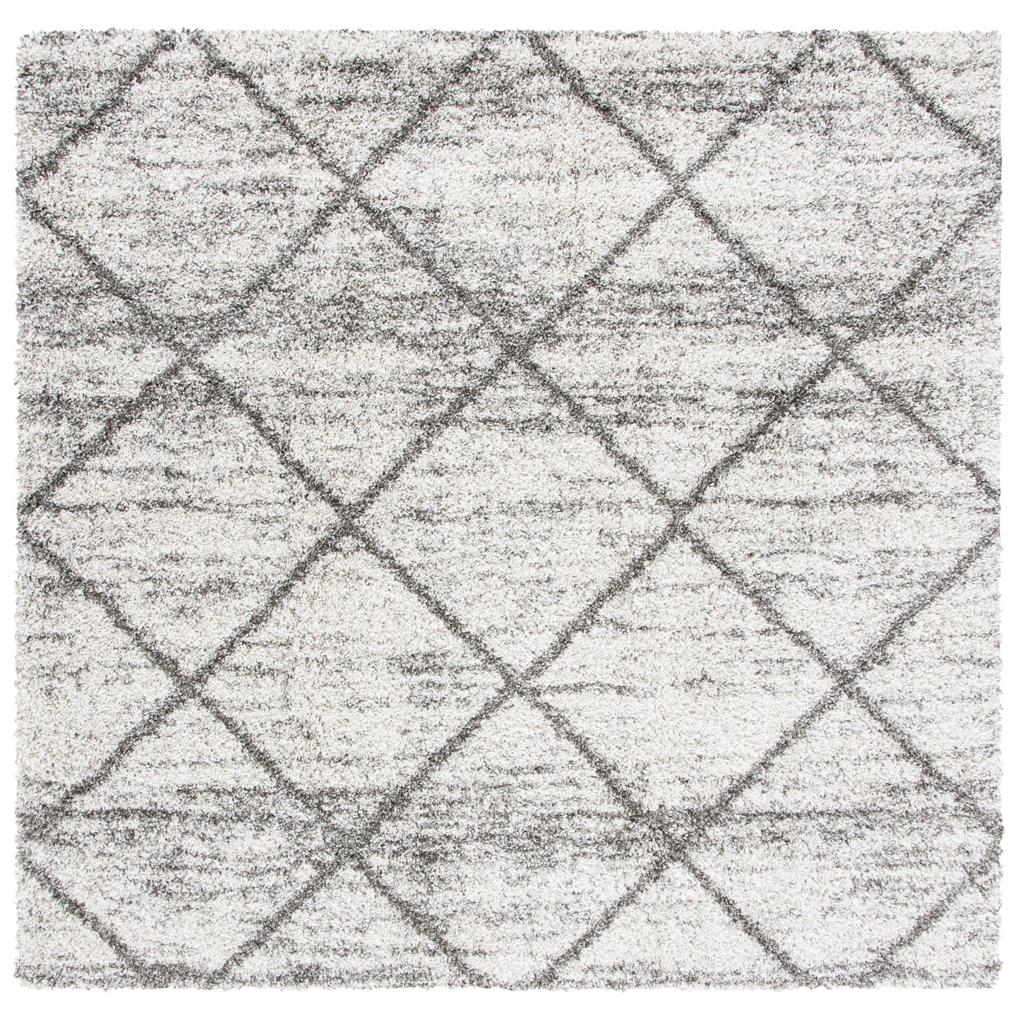 Tapis SAFAVIEH Hudson Shag Raili Diamond Treillis de 2 pouces d'épaisseur