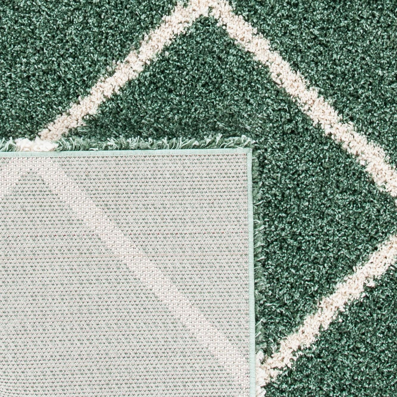 Tapis SAFAVIEH Hudson Shag Raili Diamond Treillis de 2 pouces d'épaisseur