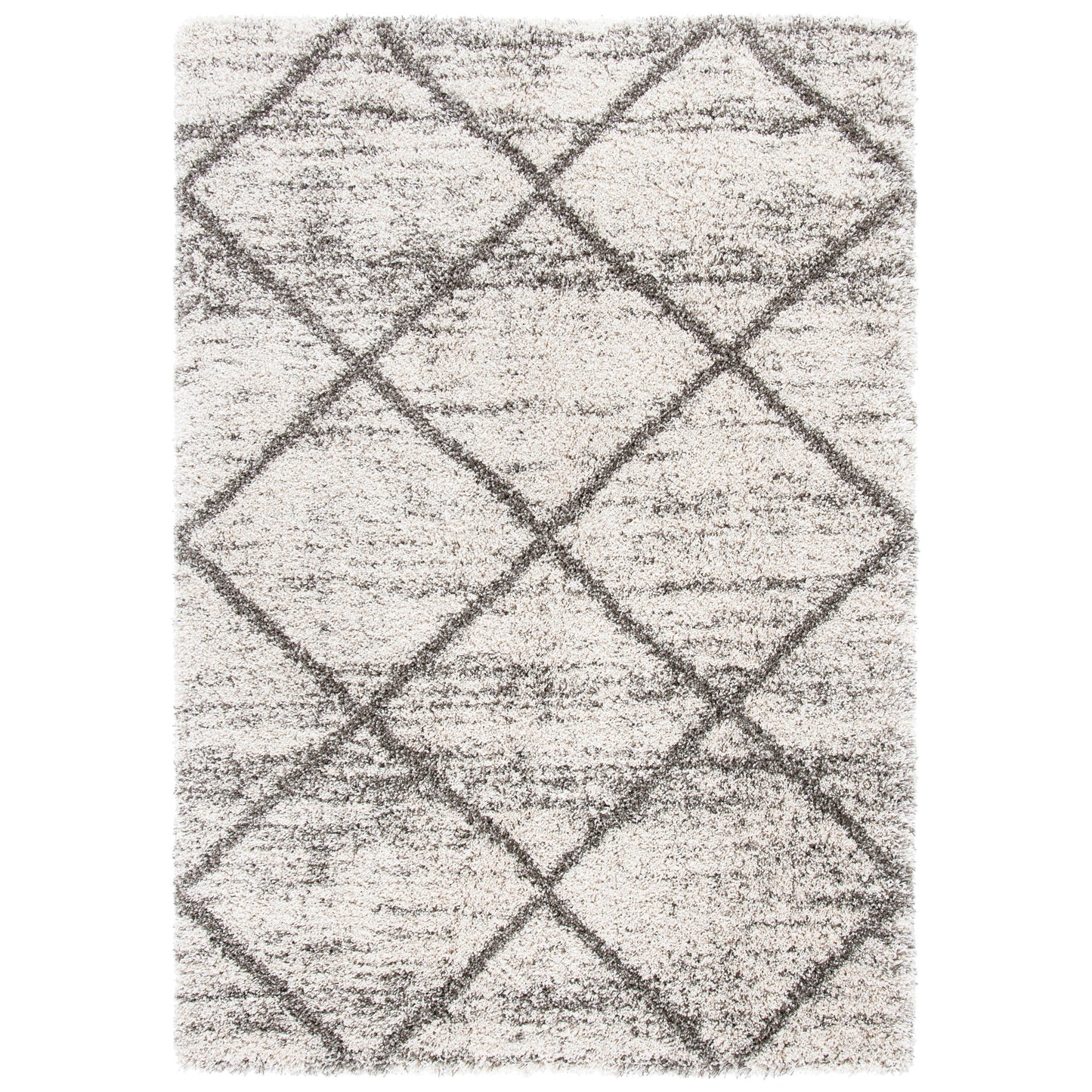 Tapis SAFAVIEH Hudson Shag Raili Diamond Treillis de 2 pouces d'épaisseur