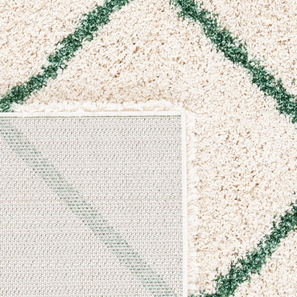 Tapis SAFAVIEH Hudson Shag Raili Diamond Treillis de 2 pouces d'épaisseur