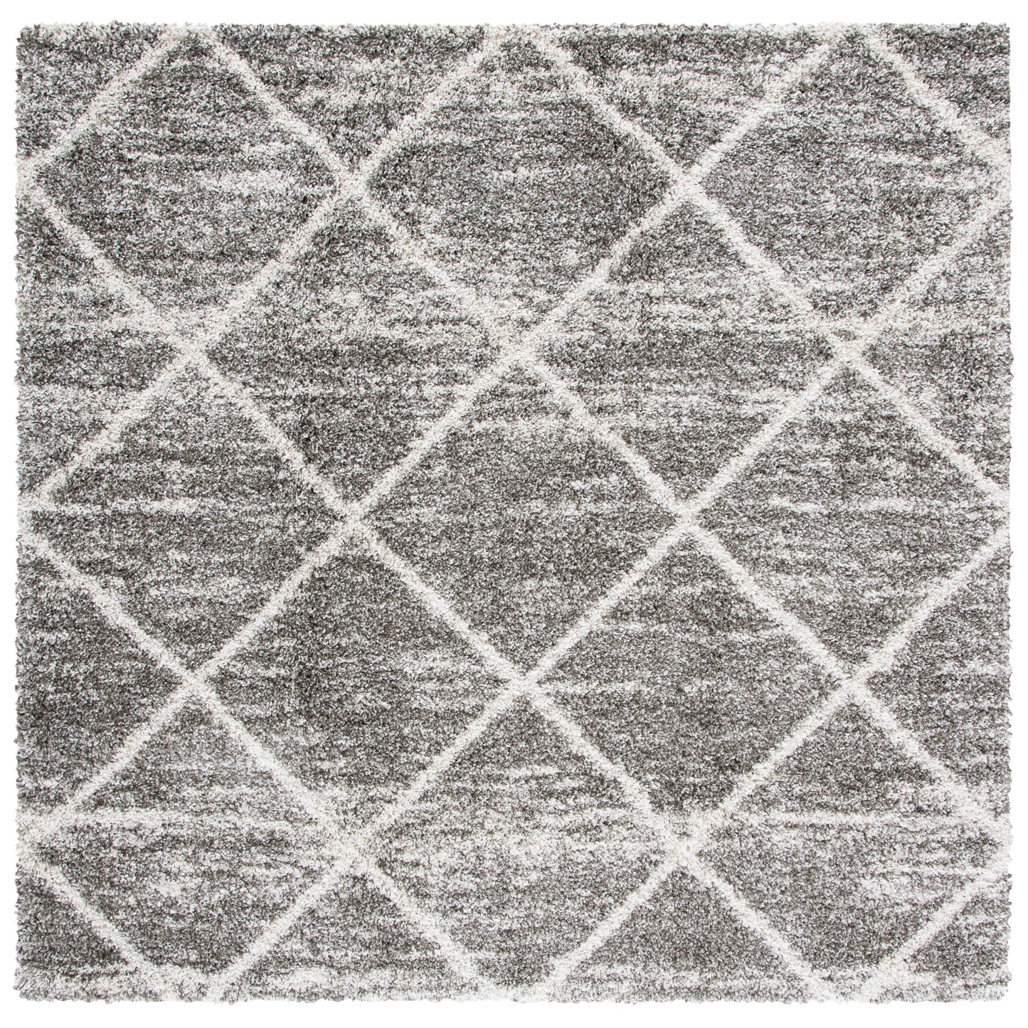 Tapis SAFAVIEH Hudson Shag Raili Diamond Treillis de 2 pouces d'épaisseur