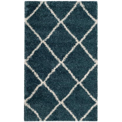 Tapis SAFAVIEH Hudson Shag Raili Diamond Treillis de 2 pouces d'épaisseur