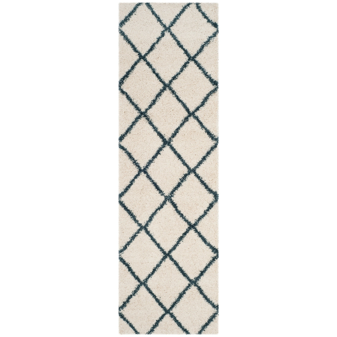 Tapis SAFAVIEH Hudson Shag Raili Diamond Treillis de 2 pouces d'épaisseur