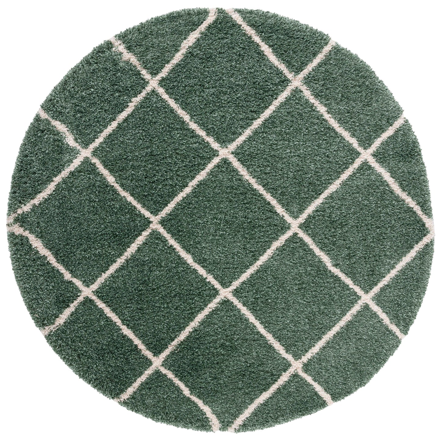 Tapis SAFAVIEH Hudson Shag Raili Diamond Treillis de 2 pouces d'épaisseur