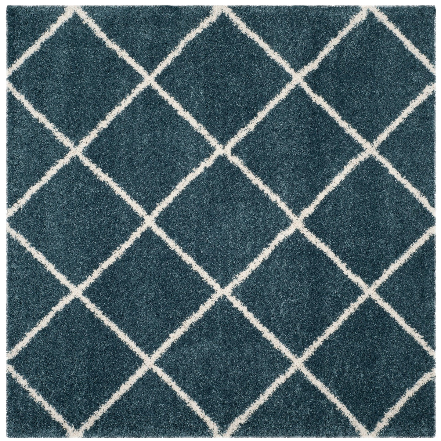 Tapis SAFAVIEH Hudson Shag Raili Diamond Treillis de 2 pouces d'épaisseur