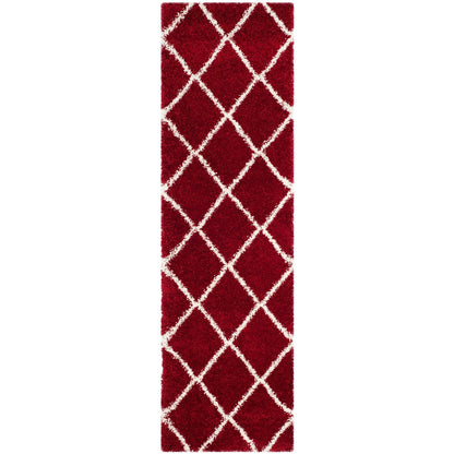 Tapis SAFAVIEH Hudson Shag Raili Diamond Treillis de 2 pouces d'épaisseur