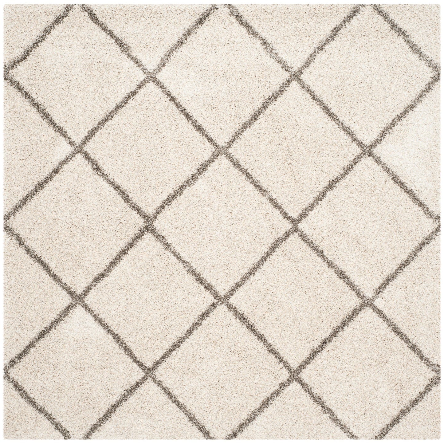 Tapis SAFAVIEH Hudson Shag Raili Diamond Treillis de 2 pouces d'épaisseur