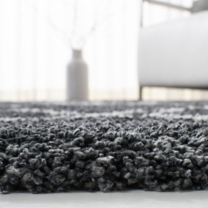 Tapis SAFAVIEH Hudson Shag Raili Diamond Treillis de 2 pouces d'épaisseur