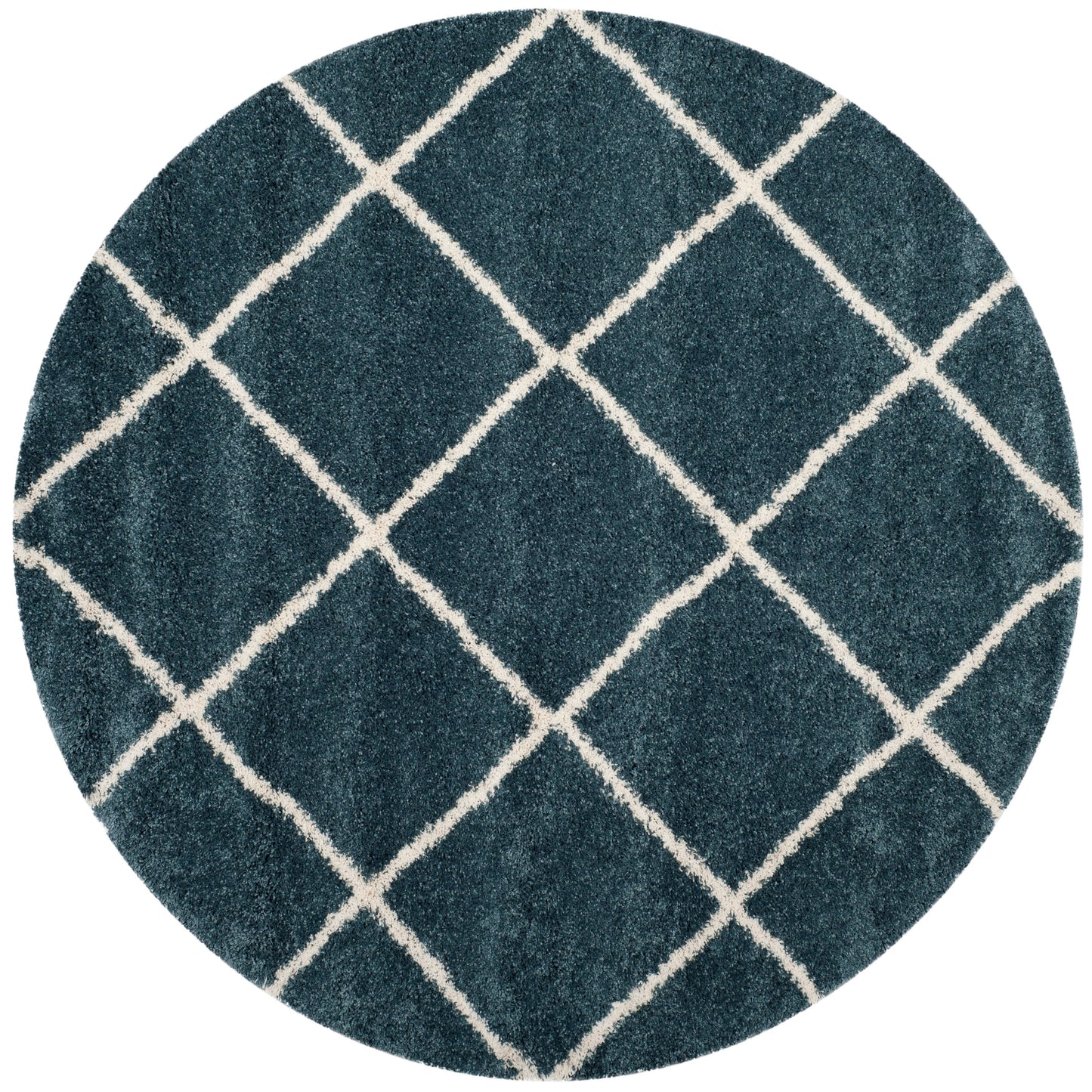 Tapis SAFAVIEH Hudson Shag Raili Diamond Treillis de 2 pouces d'épaisseur