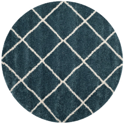 Tapis SAFAVIEH Hudson Shag Raili Diamond Treillis de 2 pouces d'épaisseur
