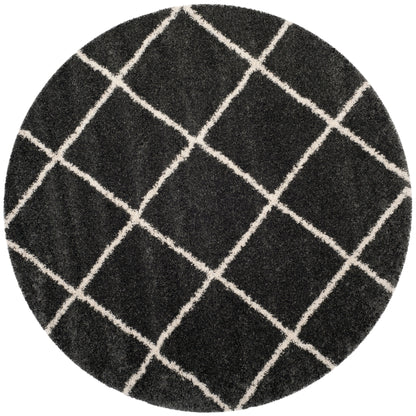 Tapis SAFAVIEH Hudson Shag Raili Diamond Treillis de 2 pouces d'épaisseur