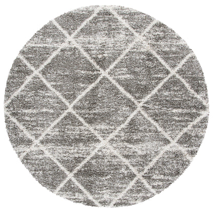 Tapis SAFAVIEH Hudson Shag Raili Diamond Treillis de 2 pouces d'épaisseur