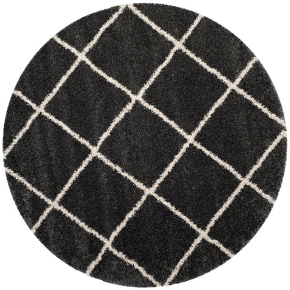 Tapis SAFAVIEH Hudson Shag Raili Diamond Treillis de 2 pouces d'épaisseur
