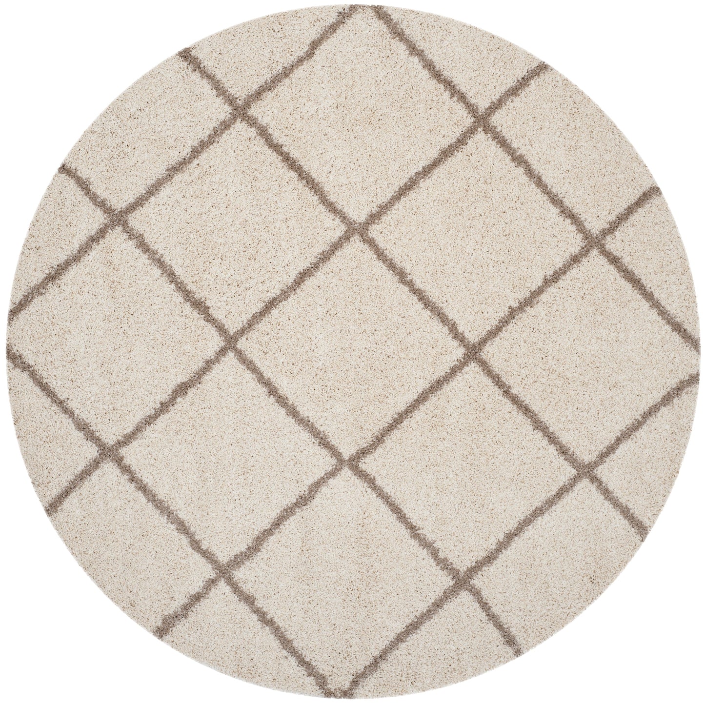 Tapis SAFAVIEH Hudson Shag Raili Diamond Treillis de 2 pouces d'épaisseur