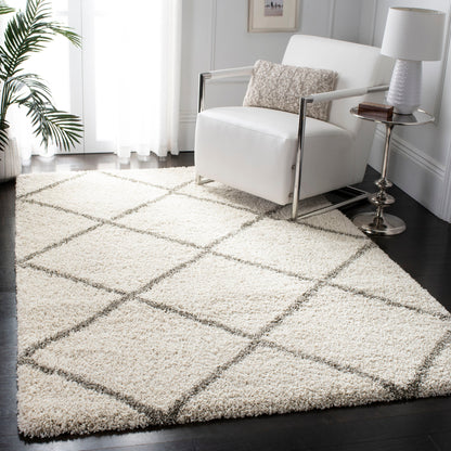 Tapis SAFAVIEH Hudson Shag Raili Diamond Treillis de 2 pouces d'épaisseur