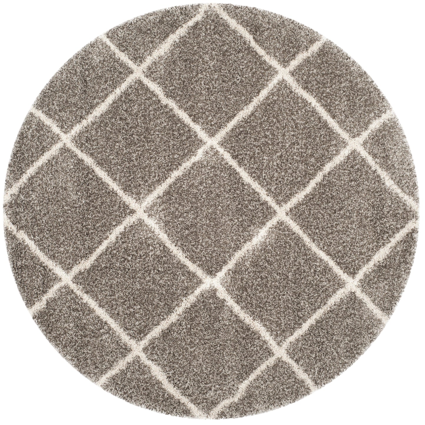 Tapis SAFAVIEH Hudson Shag Raili Diamond Treillis de 2 pouces d'épaisseur