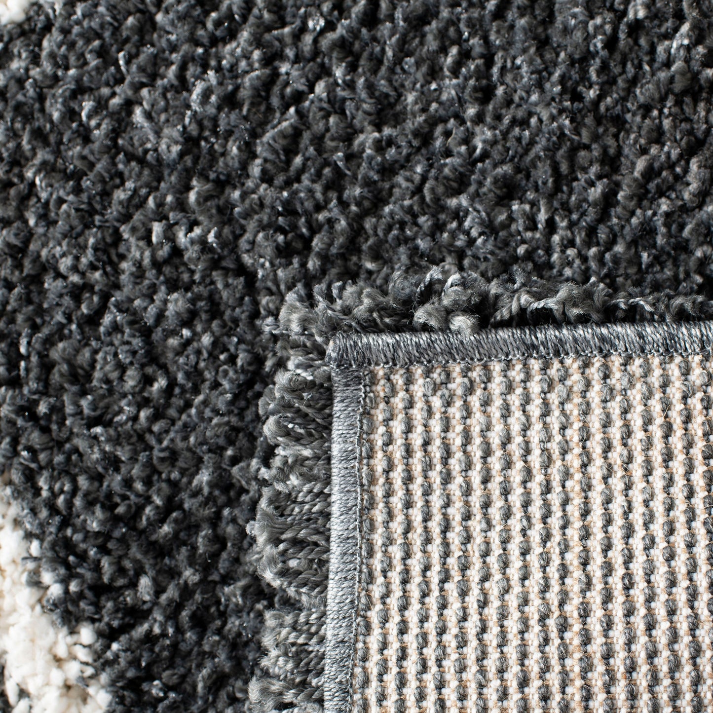 Tapis SAFAVIEH Hudson Shag Raili Diamond Treillis de 2 pouces d'épaisseur