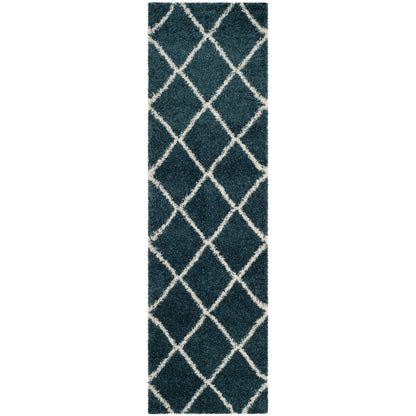 Tapis SAFAVIEH Hudson Shag Raili Diamond Treillis de 2 pouces d'épaisseur