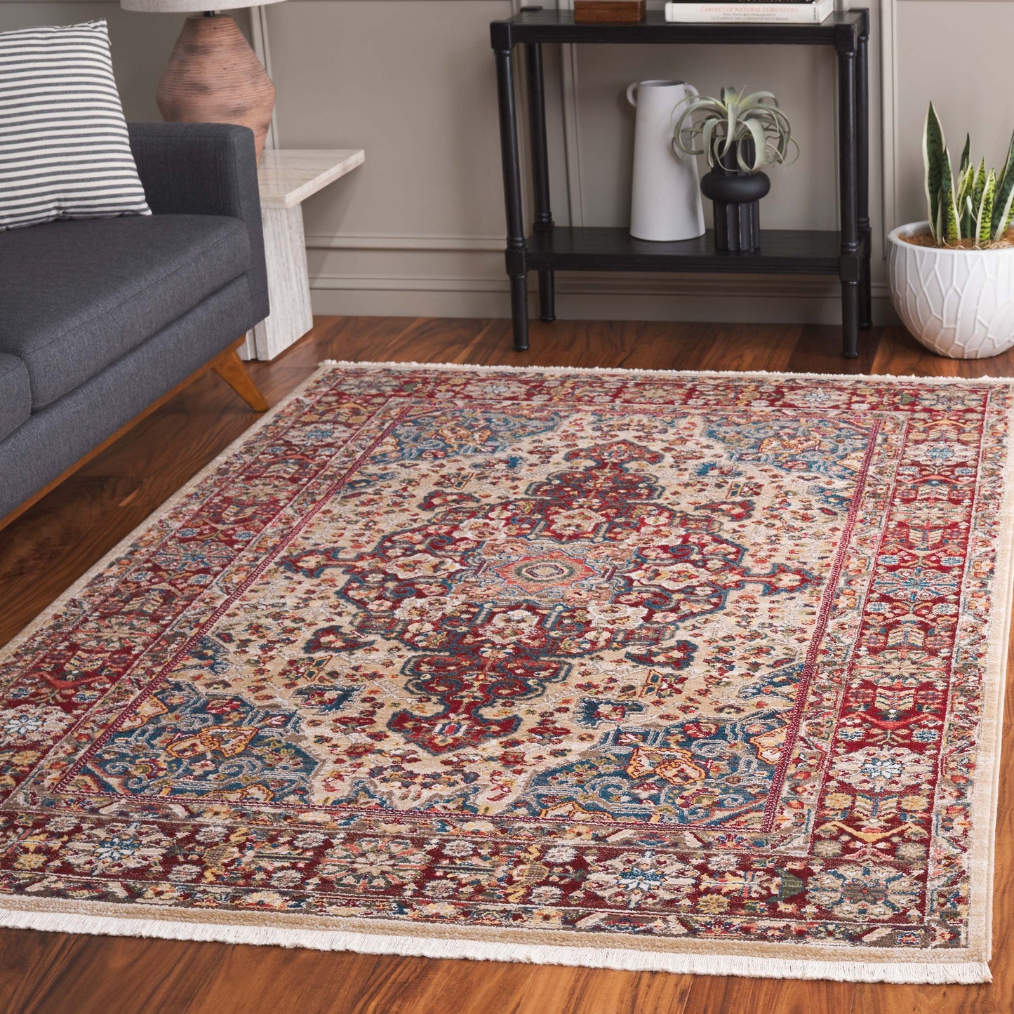 Tapis oriental SAFAVIEH Kashan Marybeth à franges