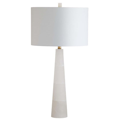 Lampe de table à DEL Giorgiana de 30 pouces en albâtre de SAFAVIEH Lighting - 15 x 15 x 30 cm - 15 L x 15 P x 30 H