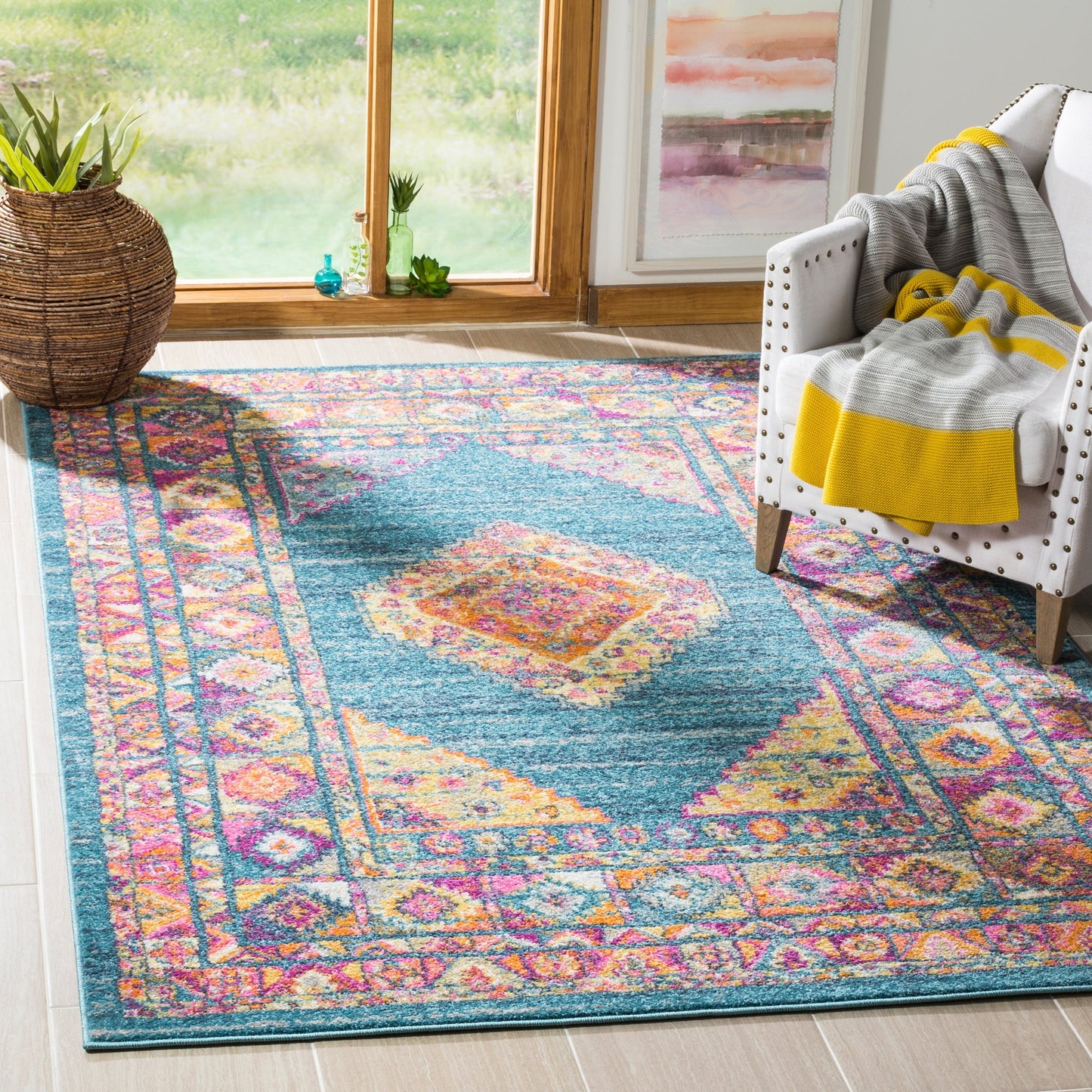 Tapis oriental vintage bohème SAFAVIEH Madison Beverlee