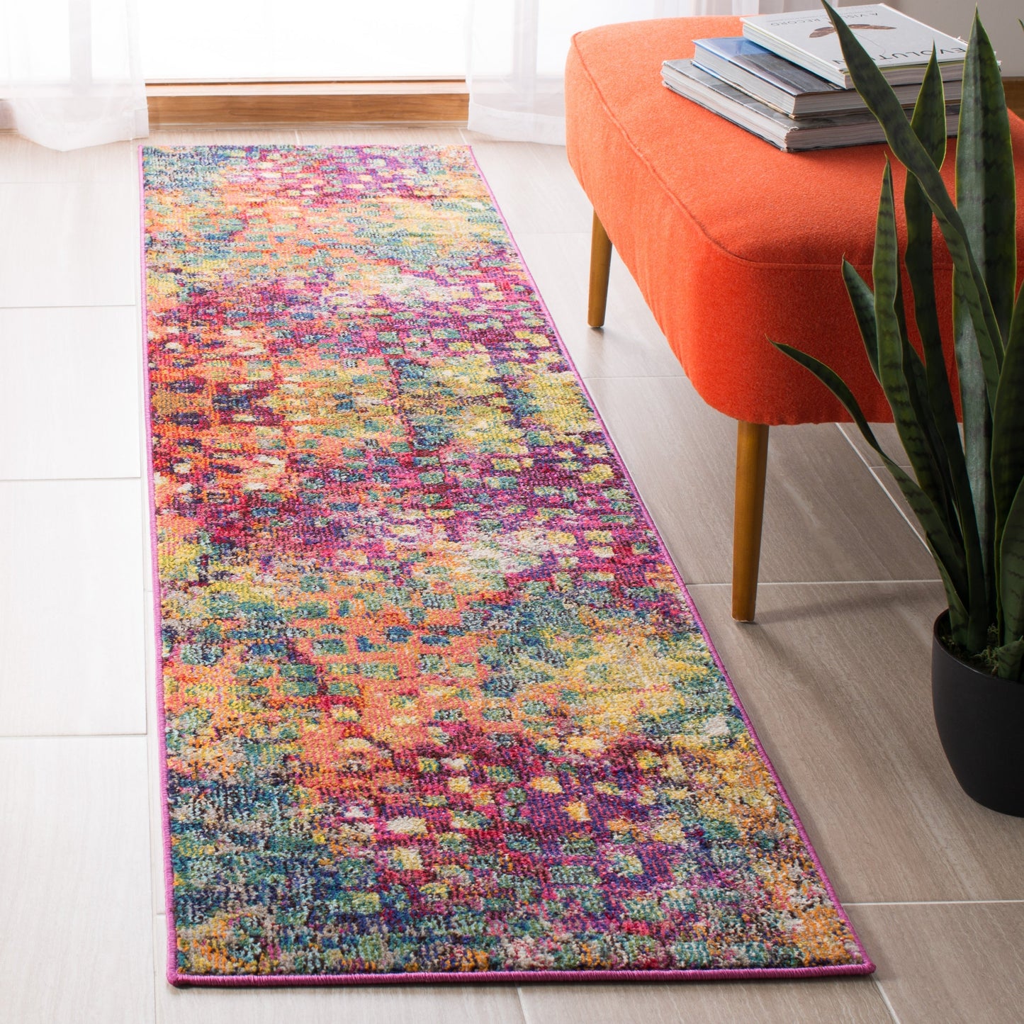 Tapis aquarelle abstrait moderne SAFAVIEH Madison Cherie