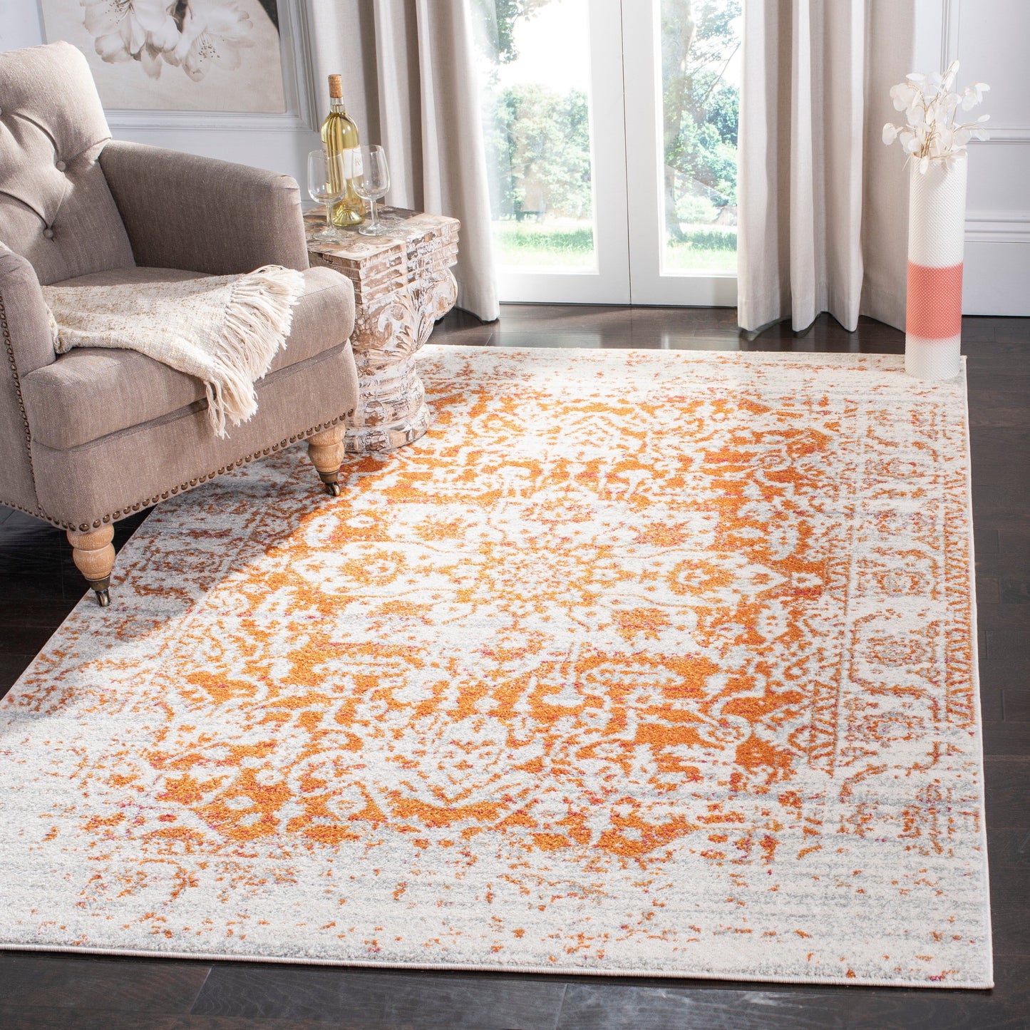 Tapis rustique vieilli SAFAVIEH Madison Delois Medallion