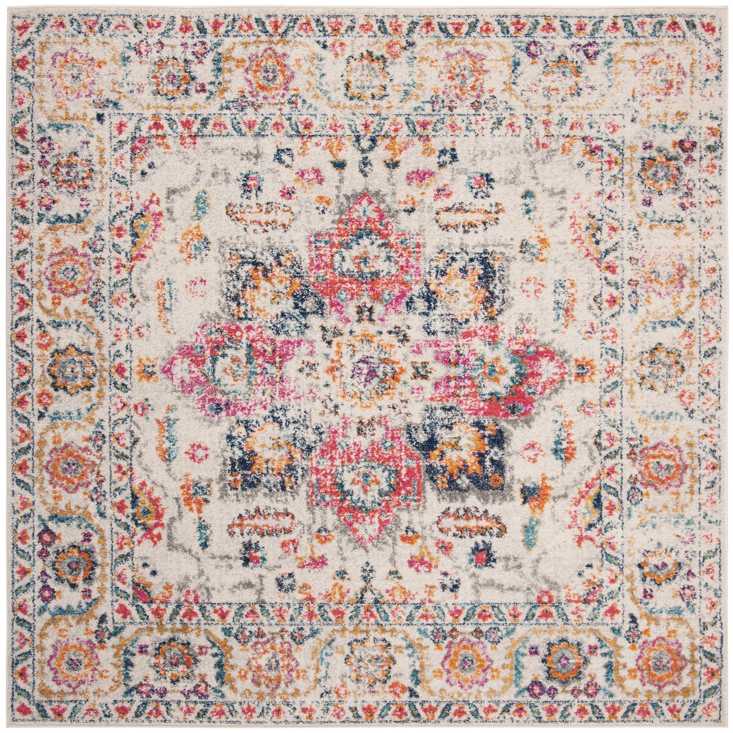Tapis rustique vieilli SAFAVIEH Madison Delois Medallion