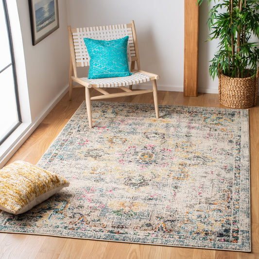 SAFAVIEH Tapis Madison Katelijne Boho médaillon vieilli