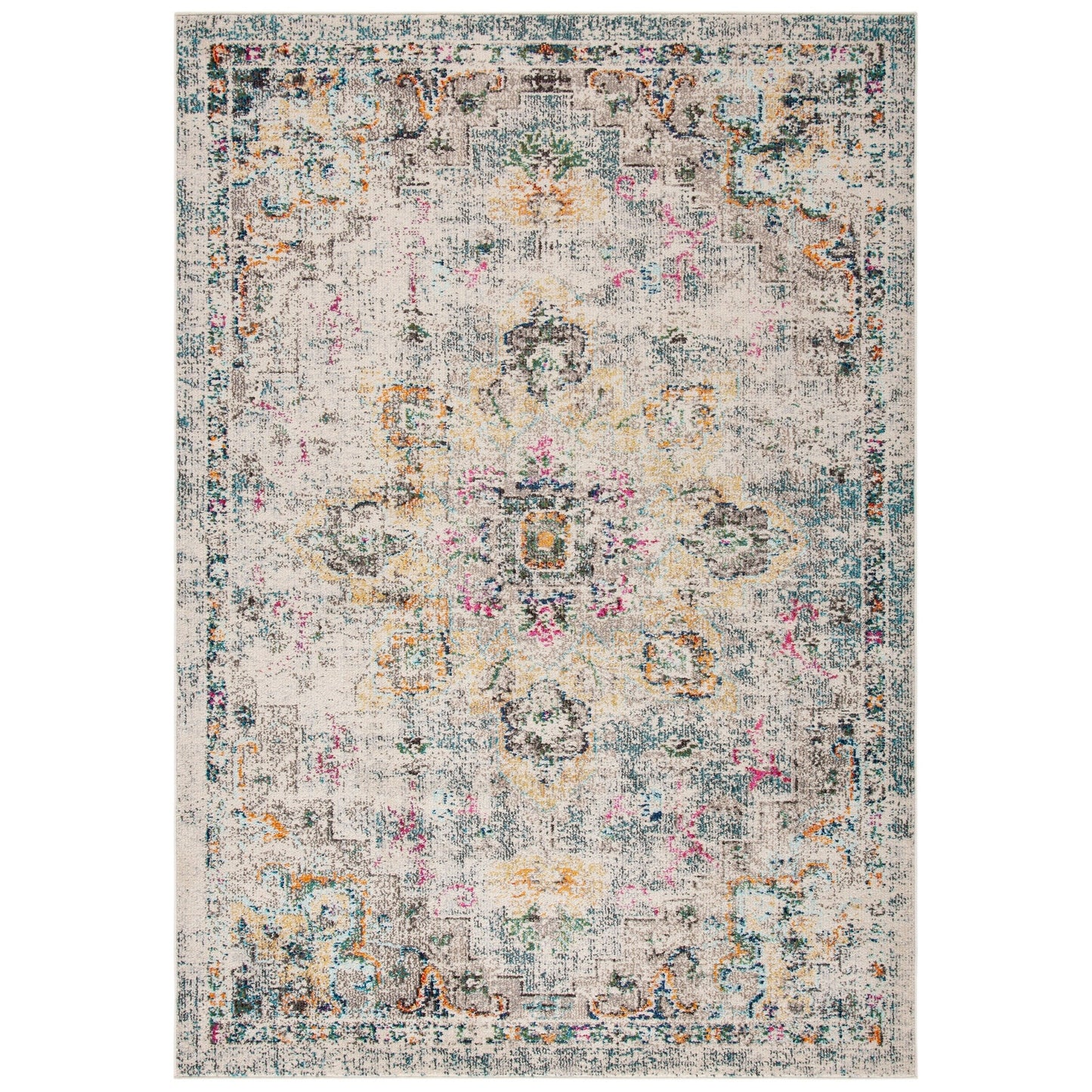 SAFAVIEH Tapis Madison Katelijne Boho médaillon vieilli