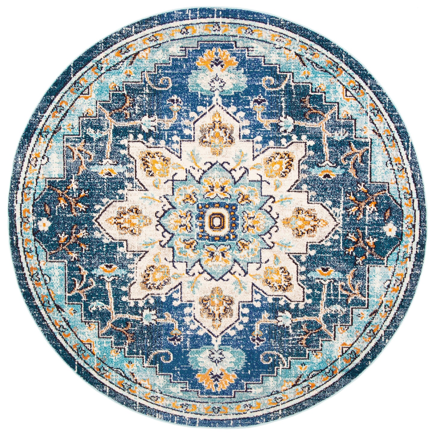 SAFAVIEH Tapis Madison Katelijne Boho médaillon vieilli