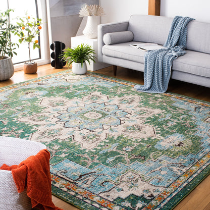 SAFAVIEH Tapis Madison Katelijne Boho médaillon vieilli