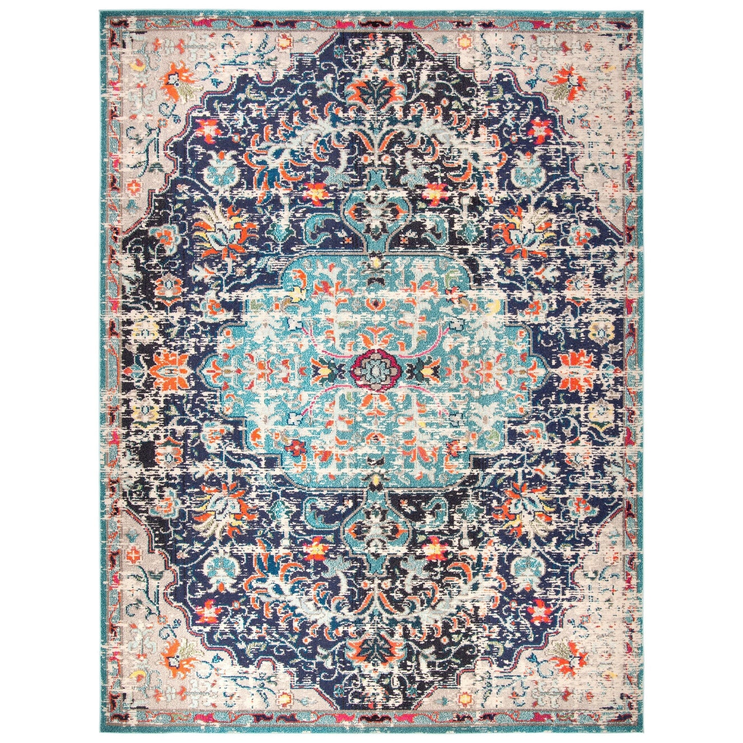 Tapis vieilli SAFAVIEH Madison Libusa Boho Medallion